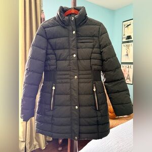 Laundry By Shelli Segal Quilted Black Puffer Jacket